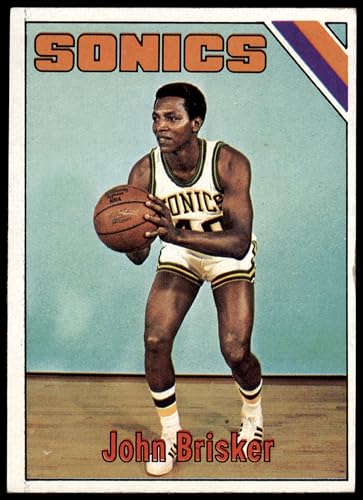1975 Topps #149 John Brisker Seattle Supersonics (Basketball Card) EX Supersonics Toledo