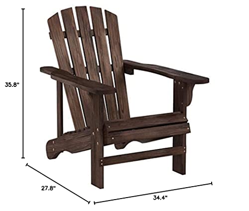 Leigh Country Char-Log Adirondack Chair #TOP2