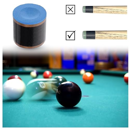 Tkxjry 4 Stück Pool Queue Würfel, Snooker Kreide, Kreide Für Billardqueues, Kommt mit 4 Aufbewahrungsboxen, Billardkreide, Billard Pool Queue Kreide, für Home Bars Turniere Spiele(Rosa + Blau)