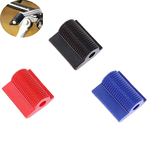 YehVeh 3 Pack Motorcycle Shift Lever Cover Shoes Grips Non Slip Rubber Pads Sleeve Shoe Protector for Yamaha Suzuki Motorcycle Gear Shifter Shift Lever Pegs Mini Bike Motorbike Dirt Bike Pit Bikes