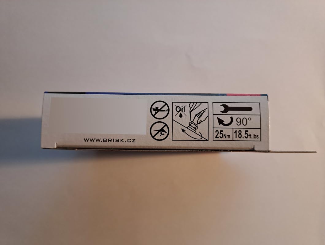 BRISK Silver Candele Accensione LR17YS-9 1465 – Kit Da 4 Per Benzina, GPL E Metano, Elettrodo In Argento - 3
