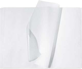 120 Sheets Deli Paper Sheets Transparent Paper Translucent Clear Paper Tracing Paper for Drawing Wax Paper Printing Sketching Calligraphy Pencil Ink Markers, White (9 x 13 Inch)
