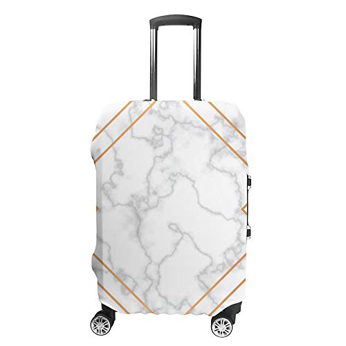 Housse de protection pour bagages marbre évite les rayures et vols de valise