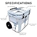 Glossy Glitter Skin Compatible with Yeti Roadie 32 Wheeled Cooler - Cyber Bot - Premium 3M Vinyl Protective Wrap Decal Cover - Easy to Apply | Crafted in The USA by MightySkins