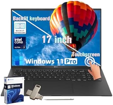 Gram 2025 Laptop for Business - 17.3'' WQXGA Touchscreen, Anti-Glare, Intel Ultra 7 Series 2, Windows 11 Pro, Copilot+ PC, Intel Arc Graphics, Wi-Fi 7, 23.5-Hour Batter Life (32GB DDR5X | 2TB SSD)