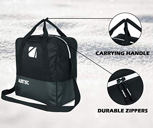 image for AUMTISC Ski Bag Padded 2 Piece Ski and Boot Bag Combo for 1 Pair of Sk