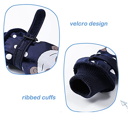 Guanti da sci invernali per bambini, guanti da