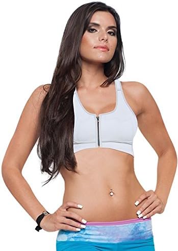 Cute Workout Clothes,Brazilian Activewear, Sexy Yoga Bras G1637 WH(Small/Medium)