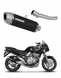 DOMINATOR Pot d'échappement Silencieux S6 NOIR compatible avec GSF BANDIT N/S 600 1995 1999