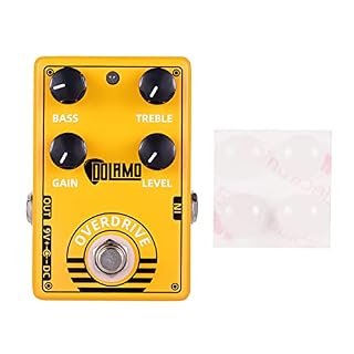 Pédale d39,HUIOP Pédale d’effet guitare D-8 Overdrive avec commandes de niveau de Gain des aigus graves et conception True Bypass pour guitare électrique,effet - Les Beatles, Paul McCartney, John Lennon, RIngo Starr, George Harrison Pédale d39,HUIOP Pédale d'effet guitare D-8 Overdrive avec commandes de niveau de Gain des aigus graves et conception True Bypass pour guitare électrique,effet – Image 2