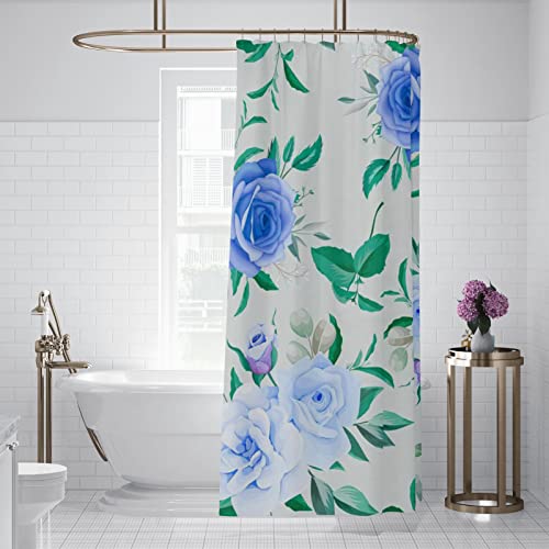Hchzsh123 Flower Shower Curtain Liner, Fabric Shower Curtain Liners, Waterproof Polyester Shower Liner, Shower Curtain 72 X 72 Inches 038 #TOP24