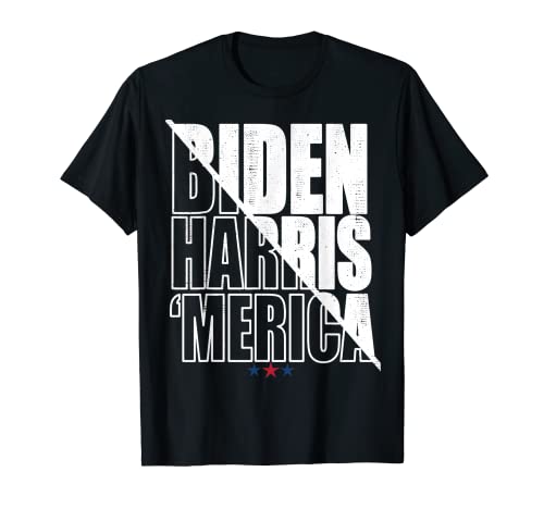 Cool Vintage Distressed Biden Harris Merica 2020 T-Shirt