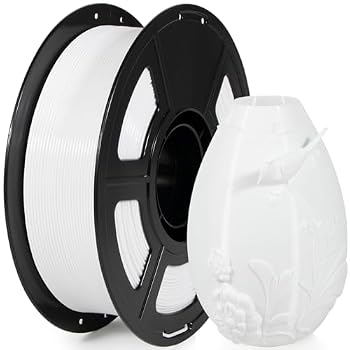 IEMAI 3D Printer Filament 1.75mm, HF PETG Filament 1kg Snow White