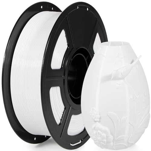 Image of IEMAI Snow White PETG Filament 1.75mm 1kg, Tough & Durable 3D Printer Filament 30-300mm /s Printing Compatible with Bambu Lab, AMS, AMS Lite, Dimensional Accuracy + /- 0.02mm