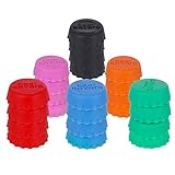 Paket enthalten: 24er Set Beersaver in 6 verschieden Farben ist perfekt, um das Getränk frisch zu halten und die Kohlensäure kann nicht entweichen. Sie schaffen kein ganzes Bier, Softdrink, Mineralwasser oder Schorle. Wenn die Bierflasche offen im Kühlschrank oder an der Haus-Bar steht wird Ihr Getränk schnell lack bzw. schal und Sie können das Getränk wegschütten. So sollte es nicht sein. Silikon Flaschenverschluss in Kronkorken Optik auf die Glasflasche stülpen. Kinder leicht