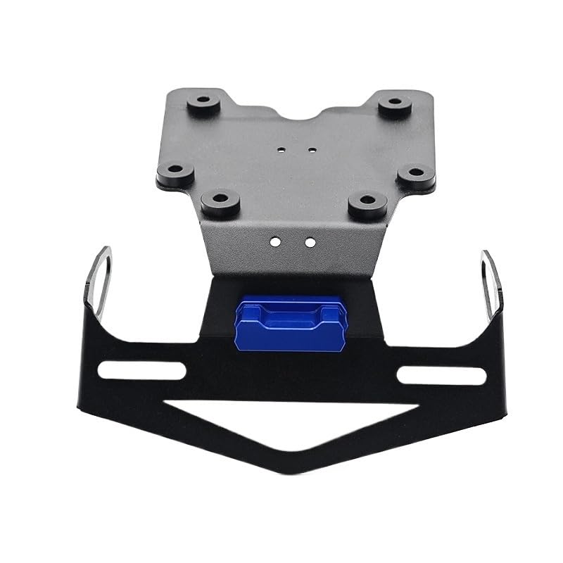 Support de plaque Tenere 700 contre les vibrations avec feu LED bleu pour XTZ T7