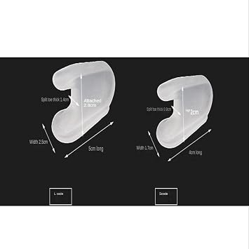 A-Shape Toe Splitter Toe Thumb Valgus Corrector (S)