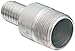 Dixon STC1015 Carbon Steel Hose Fitting, Jump Size King Combination Nipple, 1-1/4" NPT Male x 1" Hose ID Barbed