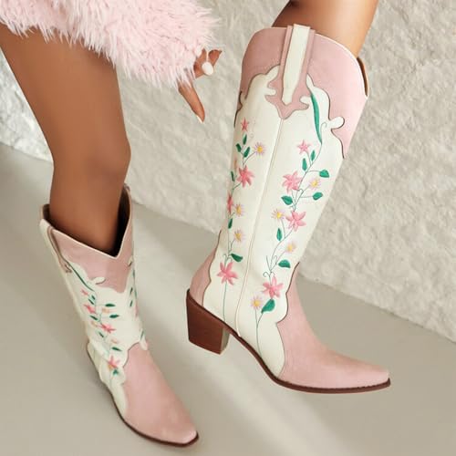 Bottes confortables et polyvalentes en broderie pour toutes les occasions - 6