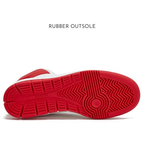 Avia 830 Tênis de basquete masculino, tênis retrô para uso interno ou externo, rua ou quadra, tamanh