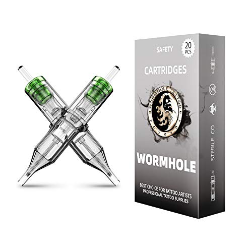 Wormhole Tattoo Cartridge Needles 20Pcs 5Rs Tattoo Cartridges Disposable Tattoo Needle Cartridge Tattoo Needles Cartridge Needles Round Shader For Tattoo Pen Tattoo Machine Tattoo Supplies 1005Rs #TOP5