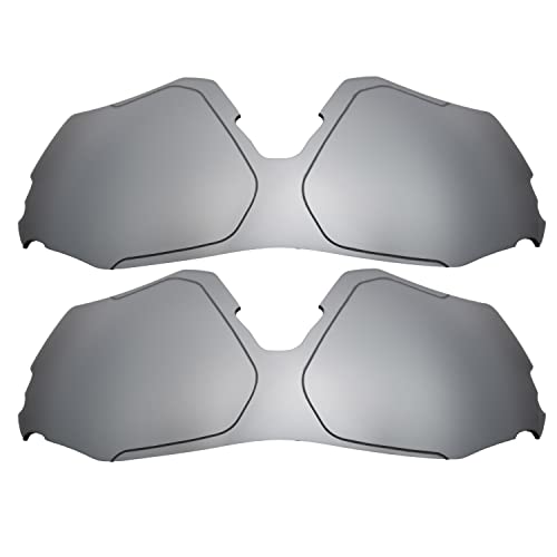 Cristales polarizados EVZero Range espejo reduce reflejos en asfalto gris titanio