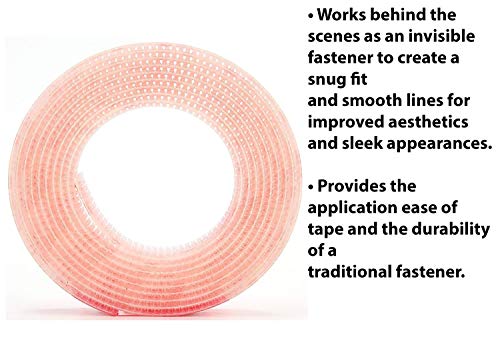 3M Dual Lock Reclosable Fasteners Heavy Duty Industrial Use Clear Tb3560 1" X 10 Ft Mated Strip Indoor/Outdoor Use Great For Metal, Glass, Acrylic, Pc, Abs #TOP2