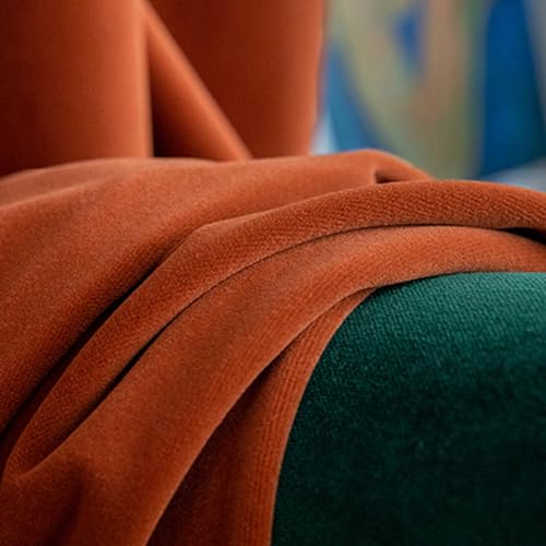 Rideaux occultants velours plissés haut de gamme isolation thermique - 5