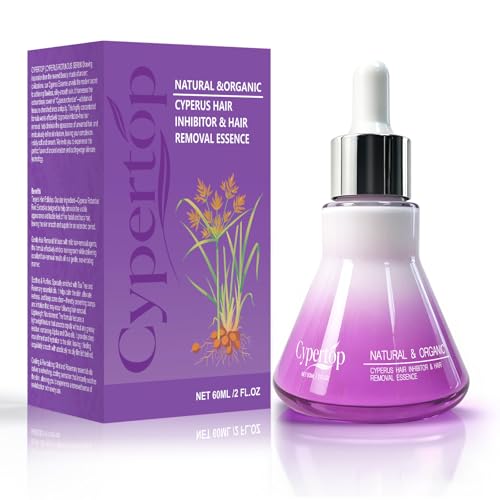 Cyperus Rotundus Oil Serum for Hair Removal Natural Hair Removal & Inhibitor Oil for Women Cypress Rotundus Oil Combines Hair Removal Growth Inhibition and Skin Soothing Safe for All Skin Types
