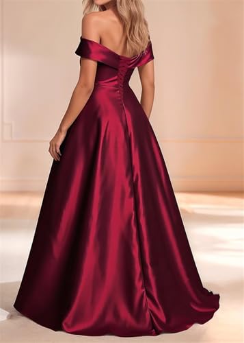 Robe de bal plissée en satin BY174 galbe parfait sans complexe - 3