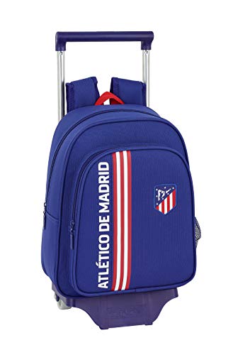 Atlético de Madrid  In Blue  Oficial Mochila Infantil Con Carro Safta 705