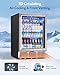 Feelfunn 24 inch Beverage Refrigerator - 180 Cans Under Counter Beverage Fridge with Glass Door & Safety Lock for Beer Wine Soda, Built-in or Freestanding Drink Fridge for Home Office Kitchen or Bar