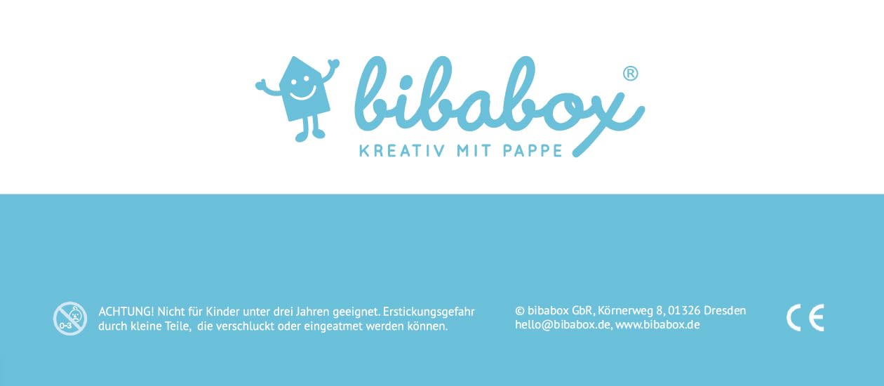 Bibabox Einhörner Zum Basteln & Bemalen - 4-teiliges Set Aus Pappe, Nachhaltiges Kinderspielzeug