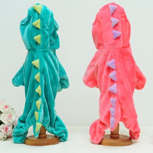Costume de dinosaure rose pour chien de taille moyenne à grande - 5