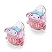Sanrio 703621 My Melody Clear Mini Hair Clip Set of 2