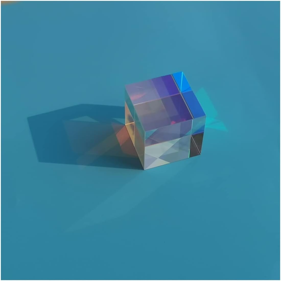 Prisms & Kaleidoscopes Optical Color Prism18mm Rainbow Cube 6-Sided Bright Light Cube Home Decoration Science Classroom Optics Kits