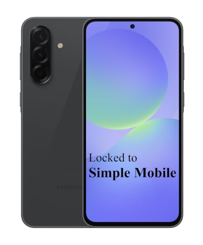 Image of Simple Mobile Samsung Galaxy A36 5G, 128GB, Locked to Simple Mobile | Prepaid Smartphone - 6.7 inch FHD+ 120Hz Super AMOLED Display, 50MP OIS Camera, 5000mAh Battery, 45W Super Fast Charging