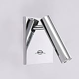 ▶ Matériaux durables : petite base, haute efficacité d'éclairage, chrome mat avec abat-jour en PMMA.Il est antichoc, résistant à la corrosion et bon rendu des couleurs./br