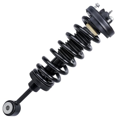 Image of Detroit Axle - 2 Front Ready Struts for 2003-2006 Ford Expedition Lincoln Navigator 2004 2005 Complete Struts with Coil Spring Assembly Front Pair Strut Shock Set Replacement