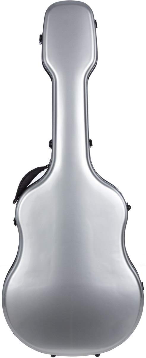 Ukształtowany Futerał na gitarę akustyczną 41” - 4/4 Fiberglass Ultra Light srebrny M-case