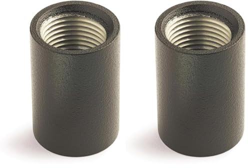 Image of Kichler 15649BKT Accessory Stem Coupler, Textured Black (Pack of 2)