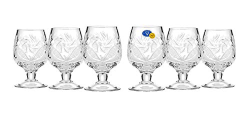 WORLD GIFTS Elegant and Modern Russian Cut Crystal Drinking