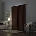 Sun Zero Hampshire Velvet Noise Reducing Thermal Extreme Total Blackout Back Tab Curtain Panel, 50