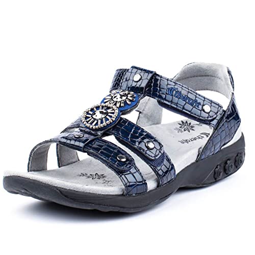 Therafit Charlotte Women's Embossed Jeweled Sandal for Plantar Fasciitis/Foot Pain2