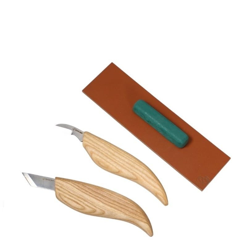 BeaverCraft S04 Geometrik Ahşap Oyma Bıçağı Seti