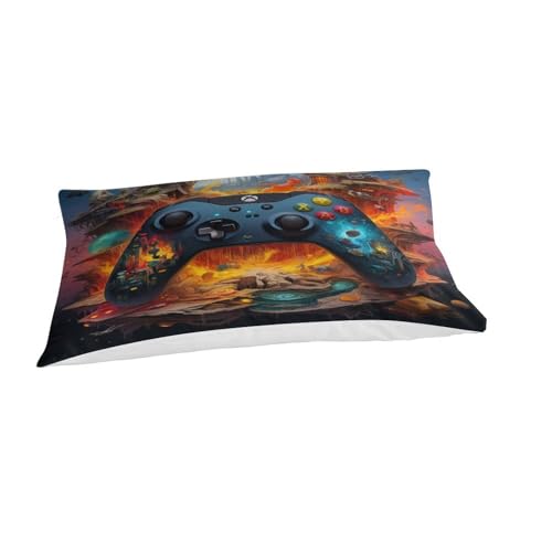 Funda nórdica de volcán 3D 135x200cm con funda de almohada 6
