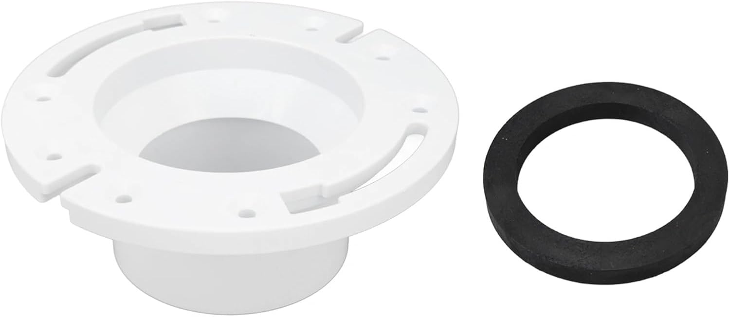 RV Toilet Flange 3inch Toilet Socket Floor Flange Kit Easy Installation RV for Motorhome Trailer Toilets