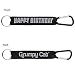 Gund Grumpy Cat Meme Happy Birthday Lanyard and Carbiner, 8"