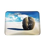 3D Seychellen Kokos Kühlschrank Kühlschrankmagnet Kristallglas Magnet Tourist Travel Souvenir Collection Geschenk Magnetische Aufkleber Home Küche Dekoration
