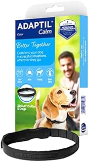 ADAPTIL Calm On-the-Go Collar, helps dogs cope with stress and anxiety related behavioural issues and life challenges especially when out and about - Small Dogs